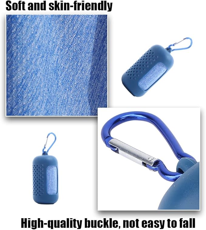 Cooling Towel Microfibre Ice Towel Breathable Chilly Towel for Running Swimming Camping Yoga Sports Workout