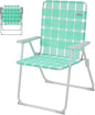 #WEJOY Folding Beach Chair for Adults, Lightweight Beach Chair with Shoulder Straps, High Back Beach Chairs with Hard Armrest, Supports 300lbs for Beach Lawn Concert