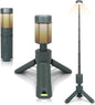 Telescopic Camping Lights,Portable Camping Lantern with Storage Bag,10500mAh Rechargeable Outdoor Adventure Emergency Light,Waterproof LED Work Lights with Magnetic (Gray)