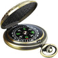 Multifunctional Zinc Alloy Classic Compass for Hiking, Camping, Motoring, Boating, Backpacking, Gift and Collection