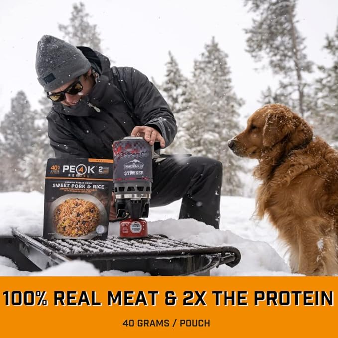 Peak Refuel Beef Stroganoff | Freeze Dried Backpacking and Camping Food | Amazing Taste | High Protein | Real Meat | Quick Prep Meals