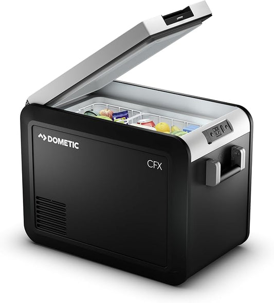 Dometic Portable Refrigerator and Freezer with ICE Maker, Powered by AC/DC or Solar