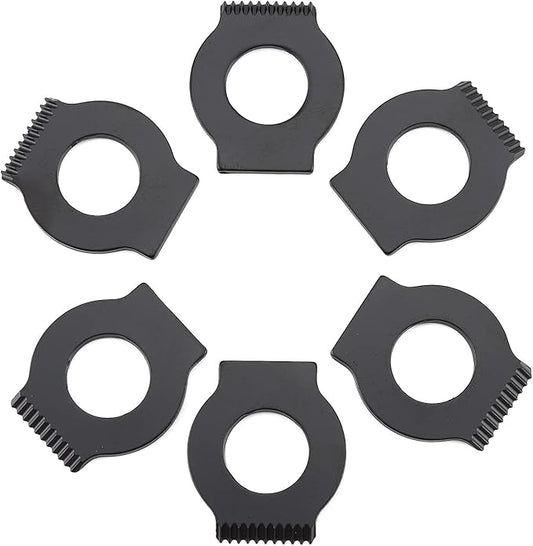 6 PCS Ferro rods Striker, YSD-22011 Ferrocerium Rod Scraper, DIY Your EDC Tools for Survival, Emergency, Camping, Backpacking, Hiking, Bush-Craft, Hunting
