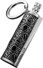 BOLLAER Keychain Flint Metal Matchstick Fire, Car Key Rings, Kerosene Refillable Lighter, EDC Best Gift Ideas and BBQ Camping Emergency Survival Gear for Men Women