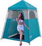 KingCamp Camping Shower Tent, Instant Portable Privacy Shelter, 1/2 Room Large Outdoor Toilet Tent with Floor, Water-Resistant, Windproof & Easy Setup for Beach, Camping & Hiking