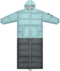 Thermotuff Wearable Sleeping Bag with Dual Hoodie, Long Sleeves, Pockets & Adjustable Drawstring - Ideal for Camping, Cold Weather Hiking, and Stadium Sak Blanket