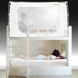 Bed Tent Bed Canopy Bunk Twin Size Tents for Adult and Kids- Portable Dream Tent Indoor Sleeping Tents 70% Blackout with 3 Doors Breathable Big Space Tents, White, WZ01-XS-White