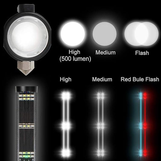 Lebote Car Flashlight Solar Power Tactical Flashlight Multi Function Flashlight Bright LED Emergency Torch Light With Safety Hammer Seat Belt Cutter Compass For Hiking Camping