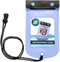 Lewis N. Clark WaterSeals Triple Seal Waterproof Pouch + Dry Bag for Cell Phone or Tablet, Great for Kayak, Canoe, Pool, Beach, Medium (5.6x4.5)
