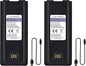 BAOFENG 2 Pack UV-25 Battery BL-UV25 for UV-25 Pro Max Radio Type-C Charging BL-UV25 High Capacity Li-ion Battery DC7.4V for Walkie Talkie Accessories with Cables