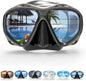 COPOZZ Adult Scuba Mask, Dive Mask Anti Fog Snorkeling Scuba Diving Glasses, Great Seal Free Diving Tempered Glass Mask Goggles