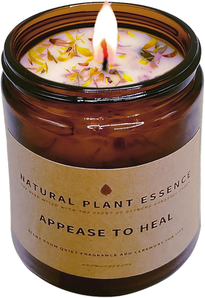 Citronella Candles Scented jar Candles for Women Jar Candle 7oz Burns 30 Hours. Handmade Soy Wax Healing Candle Ideal for Bedroom, Kitchen, Bath