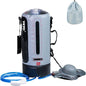 YETO Portable Camping Shower 12L Solar Camping Shower Bag with Foot Pump and Sprayer