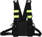 ASHATA Walkie Talkie Chest Bag Two Way Radio Universal Radio Chest Harness Bag Tactical Chest Front Pack Pouch Oxford Cloth for Hiking, Biking, Work, School, Camping