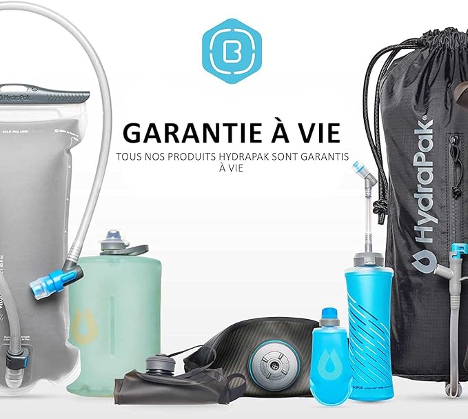 HydraPak Seeker - Collapsible Camping Water Storage (2L, 3L, 4L, 6L, 10L) - BPA & PVC Free, Hydration Reservoir Bag, Leak Proof