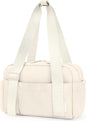 ZOMFELT Insulated Lunch Bag Women, Cute Lunch Tote Bag Lunch Box for Women, Leakproof Large Capacity Womens Lunch Bags with Adjustable Shoulder Strap for Work Office Outdoor Picnic Camping, Beige