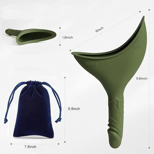 Female Urinal Pee Cloth Set, Portable Female Urination Device, Pee Funnel for Female