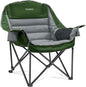 Oversized Camping Chair, Portable Folding Camping Chairs with Side Pocket, Cup Holder and Carry Bag, Heavy Duty Outdoor Camping Chairs for Adults, Fishing, Sports, Trip, up to 400lbs, Style 7