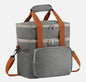 Double Layer Insulated Cooler Lunch Bag – Leakproof Thermal Food Storage Tote with Shoulder Strap – Large Capacity for Work, Travel, or Picnic – Available in Gray, Black & Navy Blue