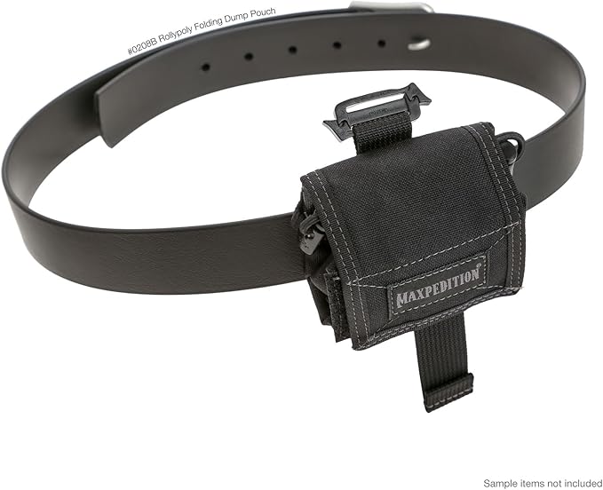 Maxpedition Rollypoly Folding Dump Pouch (Black) 9.4 inch