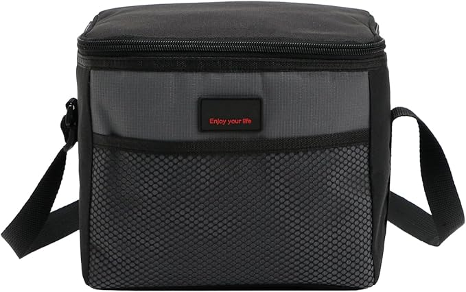 Nanxson 5L Lunch Bag Leakproof Thermal Cooler Lunch Box Adult Waterproof Insulated Lunch Tote Bag (5L,Gray)