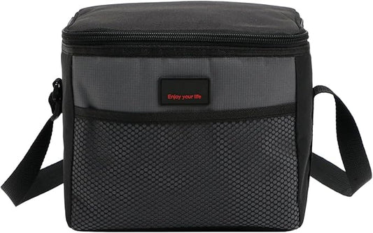 Nanxson 5L Lunch Bag Leakproof Thermal Cooler Lunch Box Adult Waterproof Insulated Lunch Tote Bag (5L,Gray)