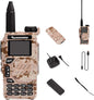 Quansheng UV-K5 Radio USB-C Charging Dual Band Two Way Radio Long Range for Adult 5W Long Range Handheld Radio NOAA Scrambler/DTMF One Key Copy Desert Camo