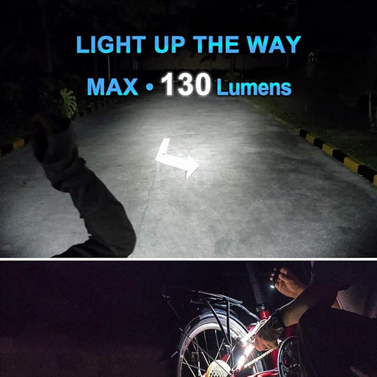 LUMINTOP Tool AAA Waterproof Flashlight, 130 Lumens, IPX-8, TIR Lens, 3 Output Modes, Memory Function, Battery Powered