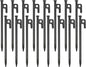 16 Pack Tent Stakes Heavy Duty Metal Tent Pegs for Camping Steel Tent Stakes 8 inch Unbreakable and Inflexible
