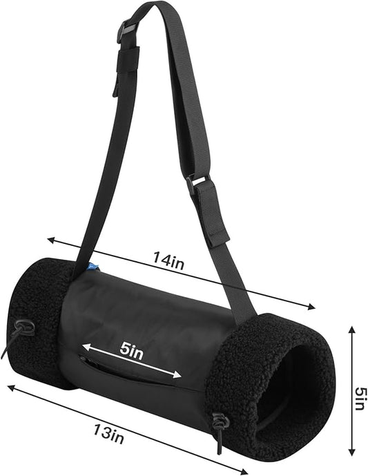 Xxerciz Football Hand Warmer Pouch, Hand Warming Pouch Durable Nylon Belt Hand Muff Warmer with Adjustable Strap and Zipper Pocket, Perfect for Camping Football Hiking Hunting