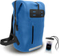 Waterproof Backpack，Heavy Duty Hiking Backpack，35/55/85L dry bag backpack waterproof for Men，Roll-Top Closure，for Kayaking, Travel, Hiking, Fishing, Camping, Motorcycles (blue, 35L)