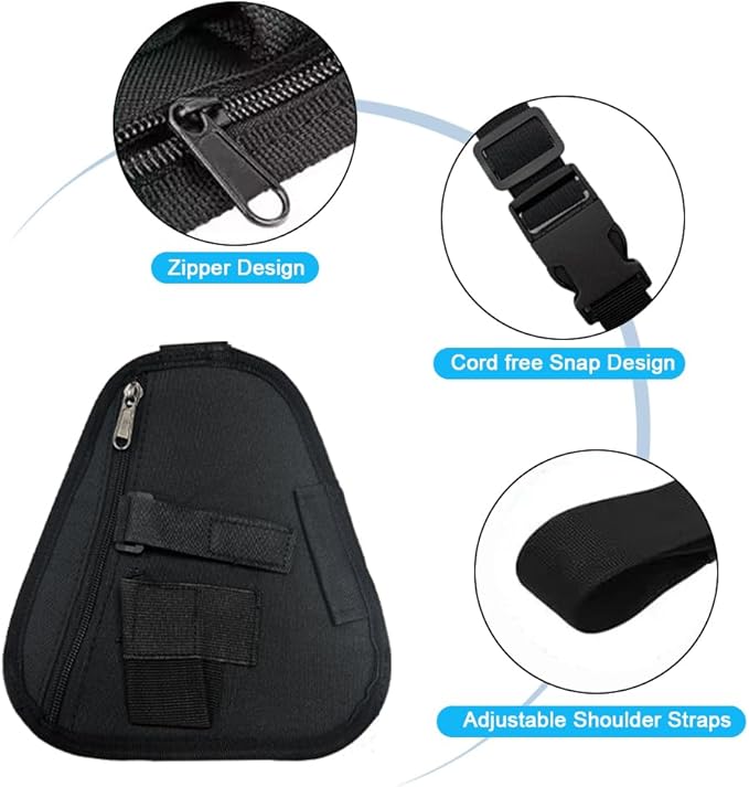 Radio Vest Chest Harness Holster Chest Pack Adjustable Two-Way Radio Holster for Baofeng Motorola Kenwood Walkie Talkies etc.2Pack