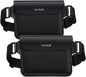 Lamicall Waterproof Fanny Pack - [2Pack] [Easy Handling] Dry Bags Waterproof Pouch with Elastic Waist Strap for Swimming, Beach, Kayaking, Cruise Ship Essentials, 8.7” for iPhone 16 15 14 13 Pro Max