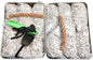Emergency Fire Starter Magnesium 6 Bags Wax Infused Jute Rope Ferro Rod Striker Saw Wire for Camping Hiking Bushcraft Hurricane + Tin Container