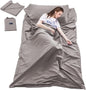 Sleeping Bag Liner Camping Sheets Travel Sheets for Hotel Lightweight Hotel Sheet Compact Sleep Bag Sack Breathable Travel Sleeping Bag for Hotels Camping Youth Picnic Adult Compact Sacks