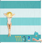 BYDOLL Nylon Beach Blanket Waterproof Sandproof Oversized 10'x9' Suits 1-8 Adults Sand Free Extra Large Blanket Lightweight Soft Picnic Mat for Beach Travel Camping