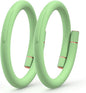 2 Pack Mosquito Repellent Bracelets, Insect & Pest Repellent Wristbands for Adults and Kids, DEET Free, Mosquito Repellent Bands Outdoor Patio (16 Replacement Cores - Green)