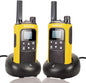 Rechargeable Walkie Talkies for Adults, Long Range 5 Miles Two Way Radios, Rechargeable Battery,Charging Dock,Flashlight,for Camping Hiking Hunting Security Hotel Yellow