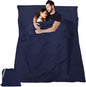 Sleeping Bag Liner and Camping Sheet, Camping & Travel Sheets for Adults, Lightweight Double Sleep Sack for Outdoor Travel Hiking Hotels Picnics