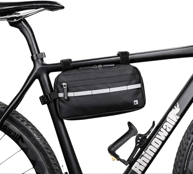 Rhinowalk Bike Bag Waterproof Bike Handlebar Bag,Bike Basket Bicycle Front Bag Shoulder Bag Waist Bag for Sport Bicycle Professional Cycling Accessories