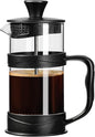 French Press Coffee Maker, Coffee Press of 18/8 Stainless Steel Filter 11.8 OZ, Mini Camping French Press for Travel& Home Gift(Black)