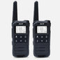 Long Range Walkie Talkies for Adult with NOAA Weather Alert Portable Walkie Talkies Rechargeable 22 Modifiable FRS Two Way Radios with Charger Cable &1400mAh Li-ion Battery (Black)