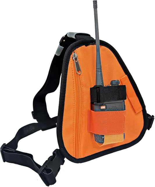 Universal Radio chest harness Tactical Vest Nylon military Vest Walkie Talkie chest rig Pack Pouch Holster for Baofeng Motorola Two Way Radio Bag