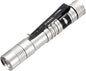 PATIKIL Mini Flashlight with Clip, Super Light Small LED Pen Flashlights Aluminum White Light Torch Battery Powered for Camping Hiking, Silver