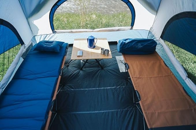 Self-Inflating Camp Pad - 2.5 Inches Thick (Air Mattress Camping Accessory Made by Caddis Sports, Inc.)