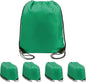 BeeGreen Drawstring Backpack Bags 20,30,50 Packs Reflective String Bags for Gym Sport Trip Cinch Sack DIY for Women Men