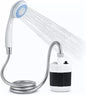 Portable Outdoor Shower with Shower Pump, 2200mAh Battery Powered Camping Shower with 59.1Inch Hose, Water Saving, Camping Showerhead for Beach Hiking