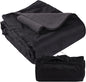 Camping Blanket,Cold Weather Warm Outdoor Blanket,Windproof Triple Layers Warm Comfy Foldable for Camping,Traveling, Stadium, Hiking, Picnics,Machine Washable 77.1"x 54"