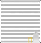 Large Beach Blanket Sandproof Waterproof, Grey Stripe Compact Beach Mat Sand Free, Portable Lightweight Picnic Mat w/Stakes & Corner Pockets for Outdoor, Travel, Camping, Hiking