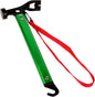 Carbon Steel Aluminum Camping Hammer, 12" Small Lightweight Three-in-One Functional Tent Stake Hammer for Hiking Kit Green